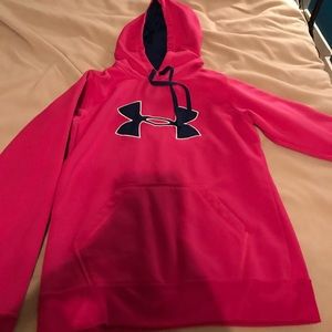 Under armor pink hoodie new